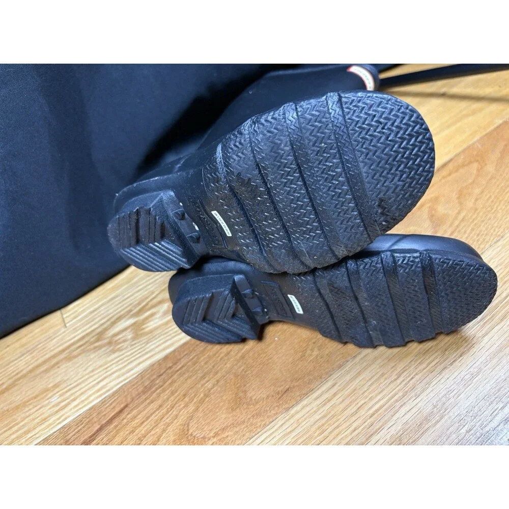 Hunter Kids 3G 2B Original Tall Matte Balck Waterproof Rain Boots